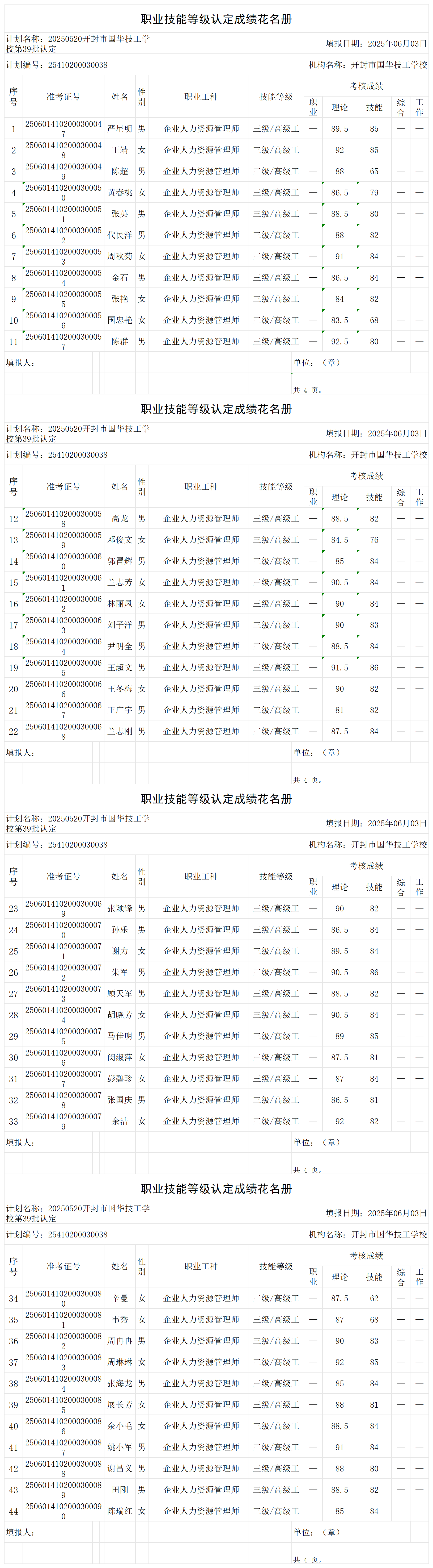 20250520开封市国华技工学校第39批认定职业技能等级认定人员成绩花名册_certStatWithWork(1).png